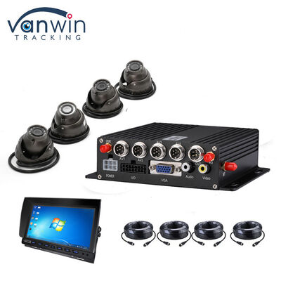 DVR Móvel de 4 Canais com Rastreador GPS e Câmera de Carro 1080P para Sistema de Segurança de Ônibus