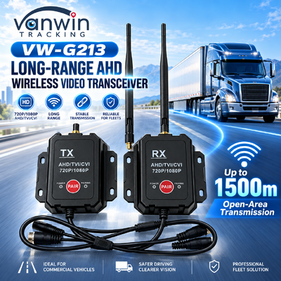 2.4G Transmissor sem fio Receptor AHD Adequado para Caminhão Autobus Caminhão Câmera Transmissor Device sem fio