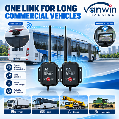 2.4G Transmissor sem fio Receptor AHD Adequado para Caminhão Autobus Caminhão Câmera Transmissor Device sem fio