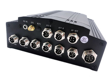 RJ45 4G Mobile DVR Câmeras analógicas 4 canais 2,5" SATA Digital Video Recorder