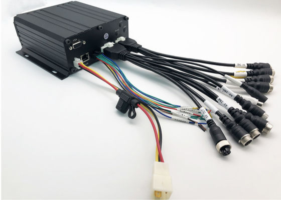 8 canais GPS WiFi 4G RJ45 1080N Veículo móvel de ônibus DVR câmera de vídeo Kit de gravador de vídeo APP / Web / PC Remote View Video e Track