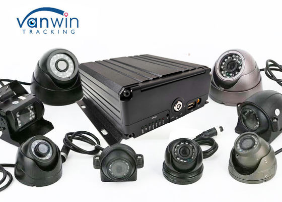 8 canais GPS WiFi 4G RJ45 1080N Veículo móvel de ônibus DVR câmera de vídeo Kit de gravador de vídeo APP / Web / PC Remote View Video e Track