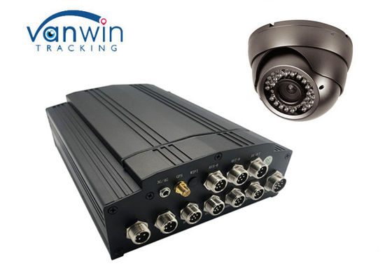 4 disco rígido MDVR GPS 4G do SSD do CCTV DVR do veículo do canal 1080P RS232