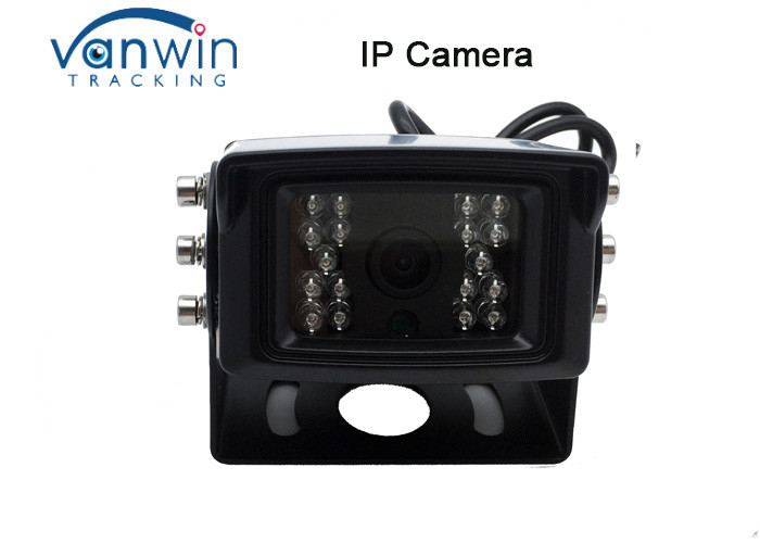 visão noturna impermeável do IPC da câmera do IP da fiscalização da opinião traseira de 1080P 24V 48V para o ônibus do caminhão
