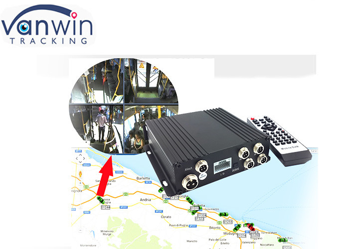 AHD 1080P 4G GPS SD Registador de dados de viagem do veículo de ônibus Com sistema de contagem de pessoas de monitoramento de nível de combustível Wifi