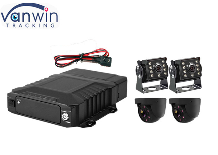 3G 4G GPS Wi-Fi G-sensor opcional 4CH SD HDD Soluções de DVR móvel