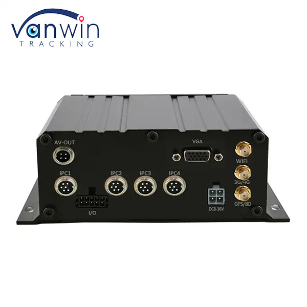 H.264 HDD 1080P 4CH MNVR Truck Bus Remote 3G 4G GPS Wi-Fi Veículo Monitoramento de Rede NVR móvel