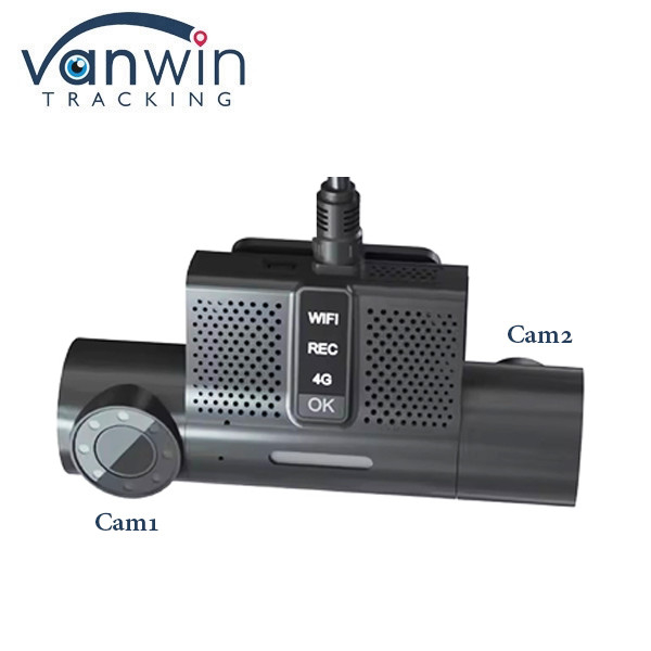 2CH Free Platform Dash Cam DVR Movil 4G GPS MDVR com ângulo vertical de 180 graus