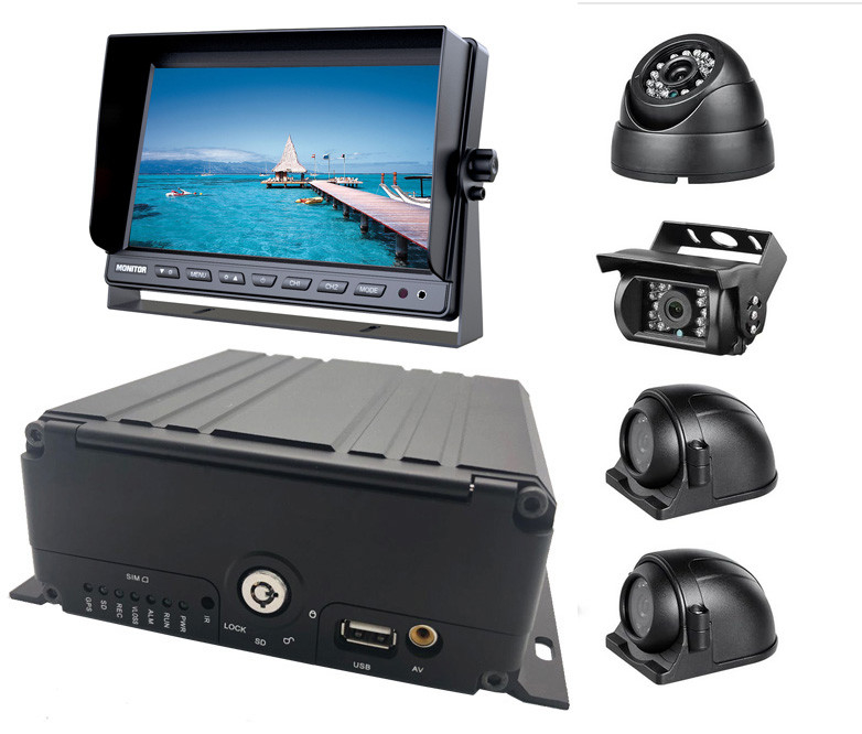 Sistema de DVR móvel 4 canais 1080P H.265 HDD AHD Veículo Veículo DVR de vídeo para para caminhão ônibus Camper Van