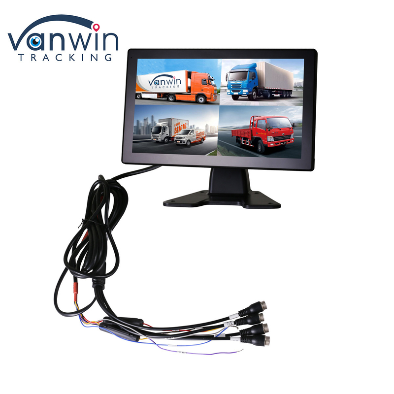 4G Car Mounted SD Card Recording All-in-One Machine com monitoramento de 4 canais e posicionamento GPS