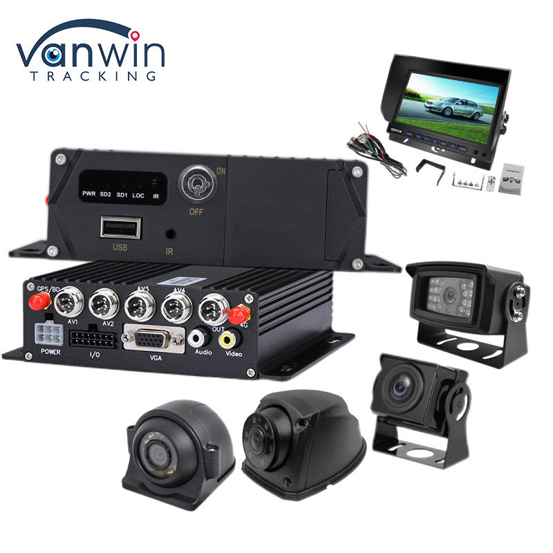 Veículo montado DVR4 Recording Host Camera Interface de aviação Display VGA Interface High Definition Monitor