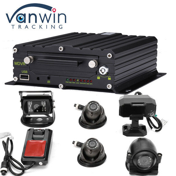 8-canal Full HD 1080P AI MDVR Sistema ADAS DMS com 8 câmeras AHD para ônibus / caminhões