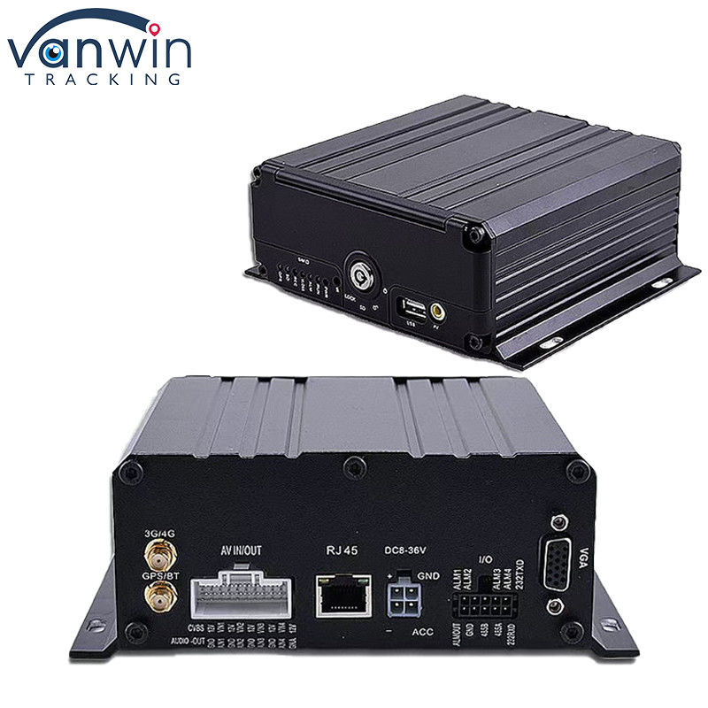 1080P H.264 AHD 256GB 4CH Carro DVR móvel GPS Cartão SD Autobus Recorder de carro