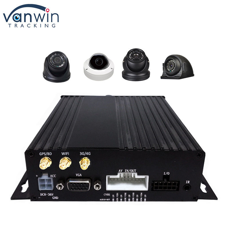 GPS 1080P HD 4CH DVR móvel Cartão SD Samrt WIFI Autobus Veículo gravador de vídeo digital