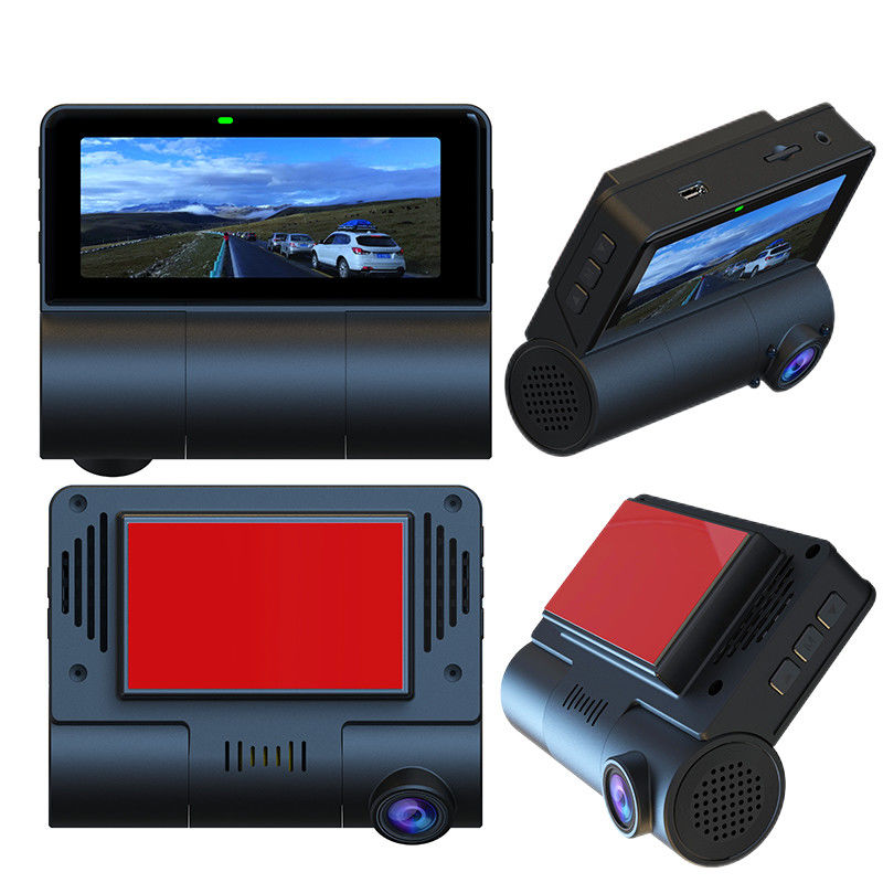 WiFi GPS Car Recorder Dual Recording Invisible 1080P Car Dash Camera com Lente F/NO 1.60
