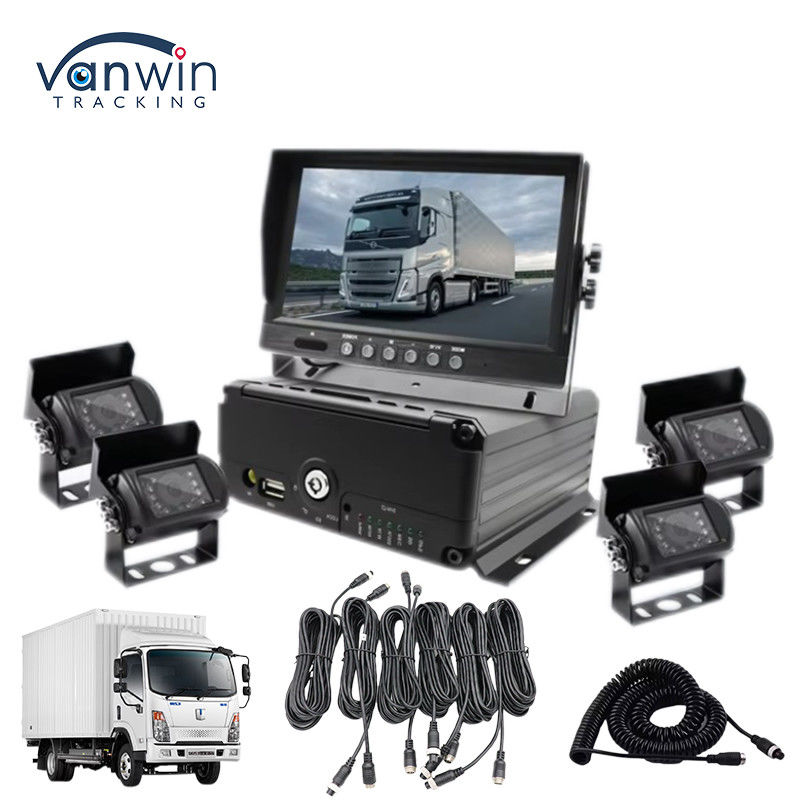 Automóvel Black Box Camera Automóvel DVR SIM Card SD Caminhão Instrumento de gravação de automóveis MDVR Câmeras dianteiras e traseiras utilizadas para caixa de ônibus
