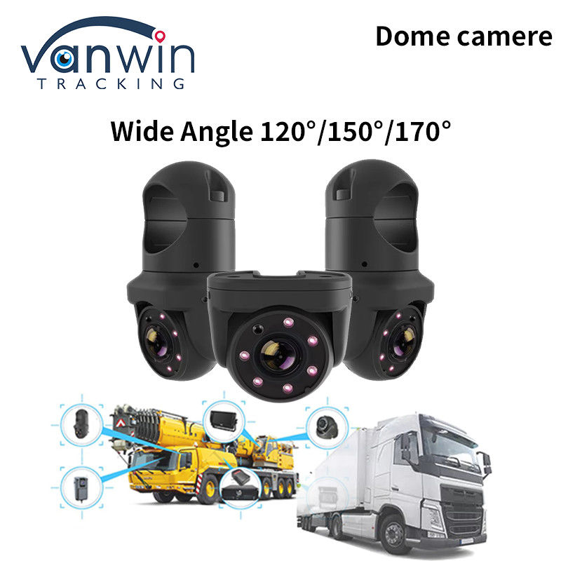 Mini AHD 6 luzes IR IP69K Waterproof Car Dome Camera para caminhão de ônibus com supervisão noturna