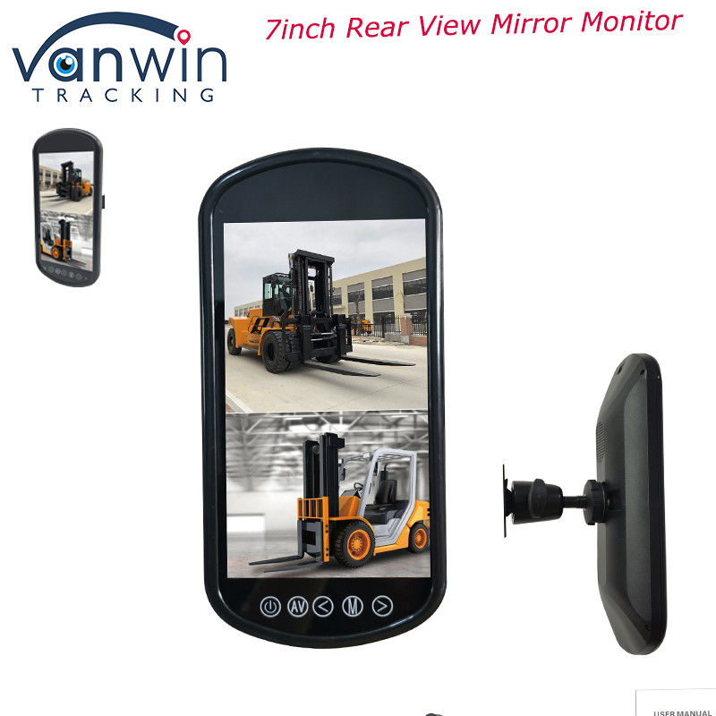 7 polegadas AHD Private Mould 1080P Rear View Mirror Monitor TFT Car Monitor