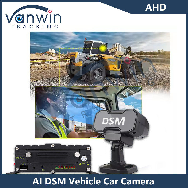 DMS 4G GPS Full HD Monitoramento Caminhão Câmera de fadiga Anti-sono Material de segurança Condutor