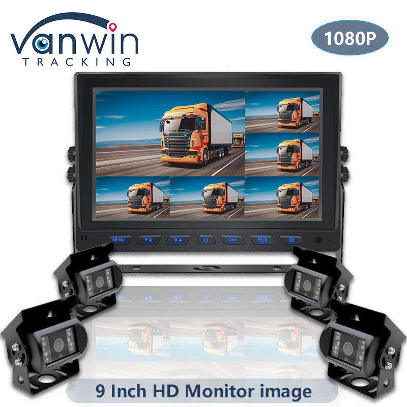 Monitor de 8 canais Full HD Split Display Monitor para veículo
