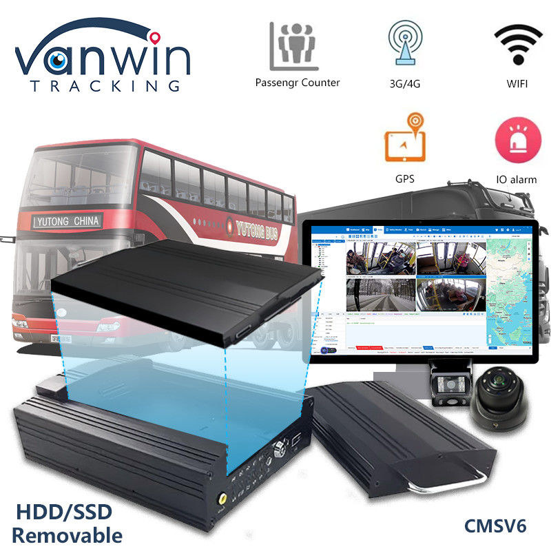 OEM 8CH HD 1080P HDD DVR móvel com 4G GPS WIFI MDVR para sistema de gestão de frota