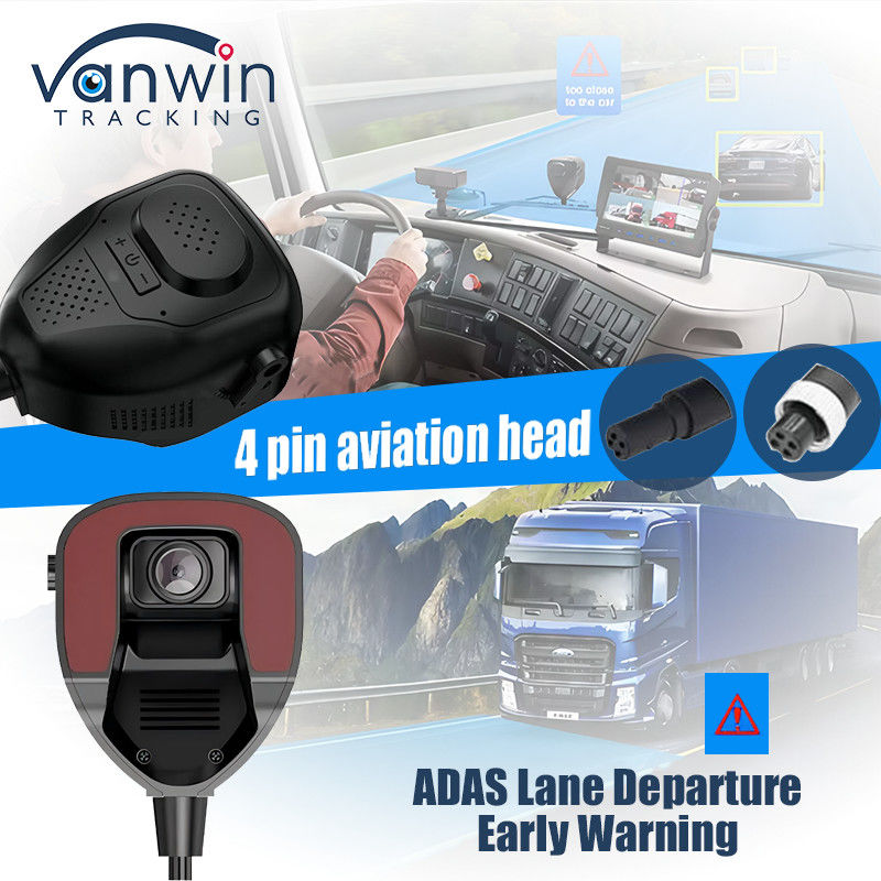 Câmera ADAS dianteira do veículo com monitor ADAS MDVR 4G AI para gestão de frota