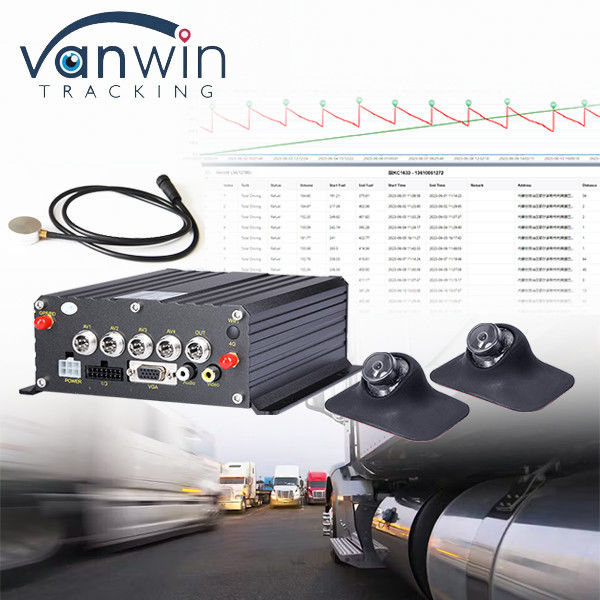 Easy Intall Veículo Cctv MDVR Ultrassonico Óleo de Combustível Diesel Monitoramento do Nível de Líquido Monitoramento da Frota