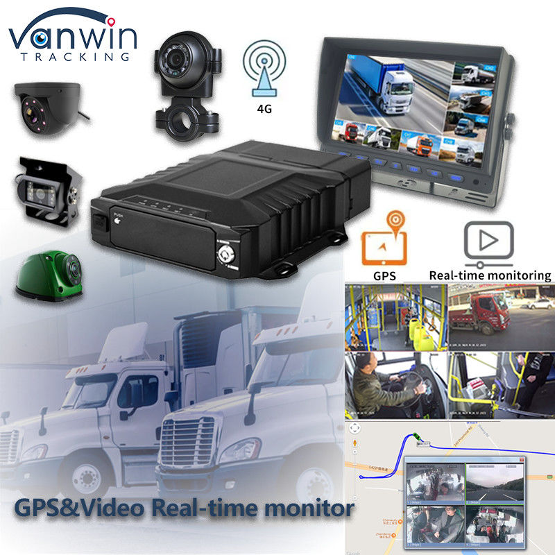 8CH Video vigilância HDD DVR móvel com 4G GPS WIFI MDVR para monitoramento em tempo real