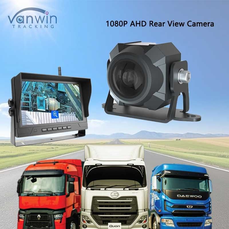 Câmera de visão noturna 1080P para ônibus de grande ângulo de 180° Câmera de vigilância Auto-descongelamento
