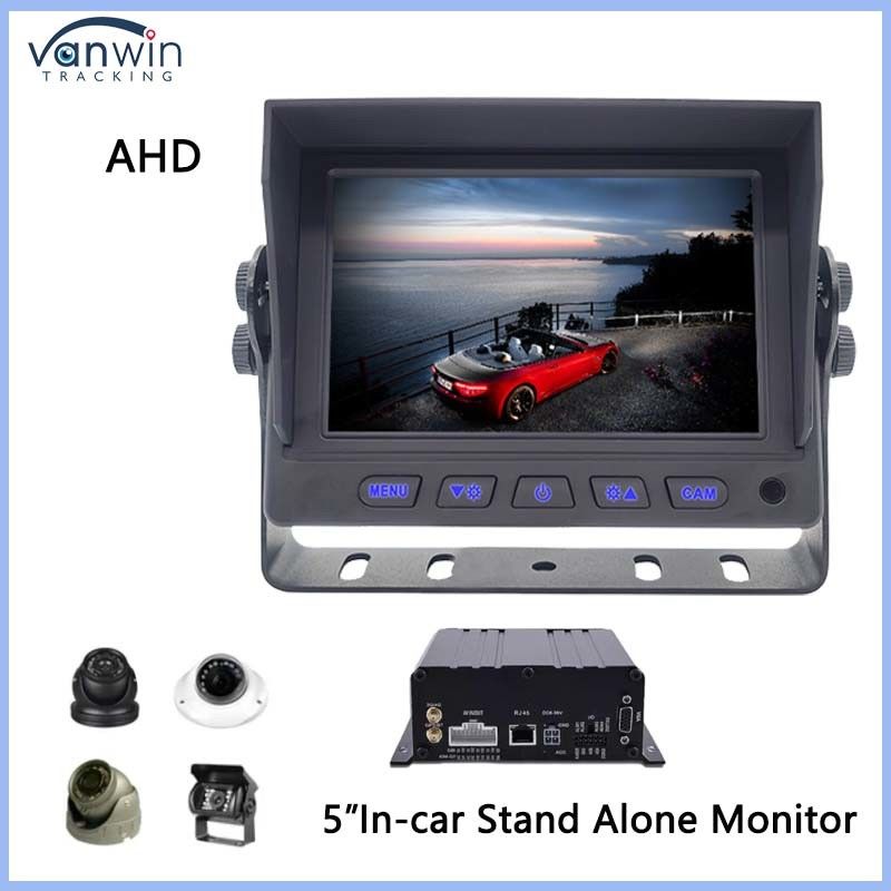 5 polegadas AHD LCD Car Monitor Display Digital Para Veículos USB GPS Para Auto Trucks