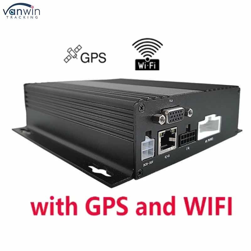 4CH MDVR Digital Monitor System 4G SD 1080P Veículo GPS Função WIFI para táxi Truck Bus Camera DVR