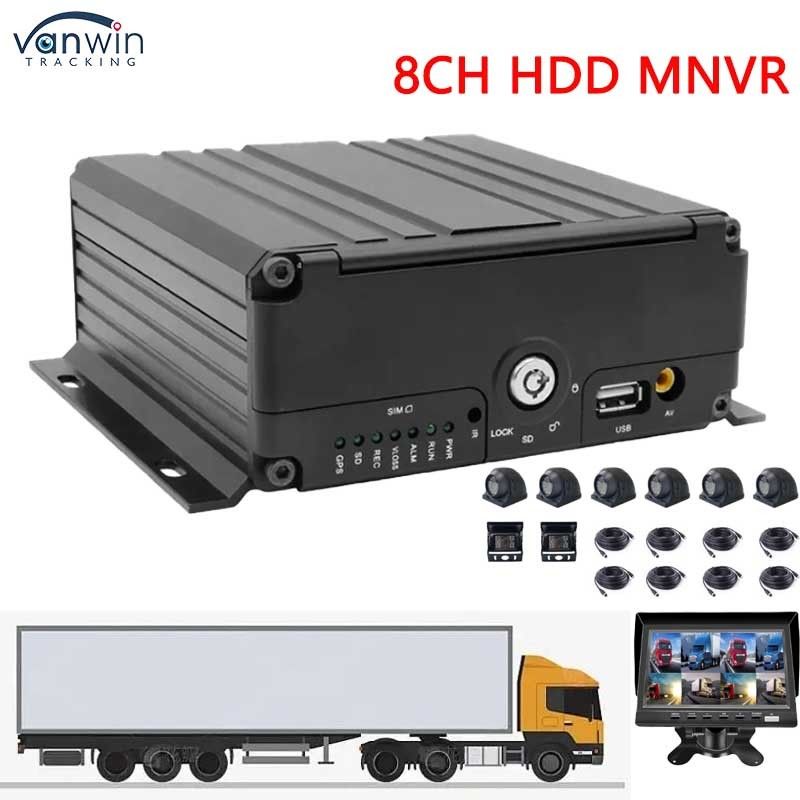 H.264 MNVR de 8 canais com WiFi 4G Opcional Veículo GPS Tracker para suporte ao veículo OEM