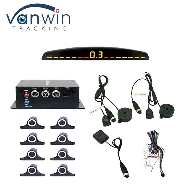 5M Sensor de estacionamento Kit de estacionamento do carro Buzzer 8 Sensores de backup inverso Radar de alerta sonoro Indicador Sistema de sonda