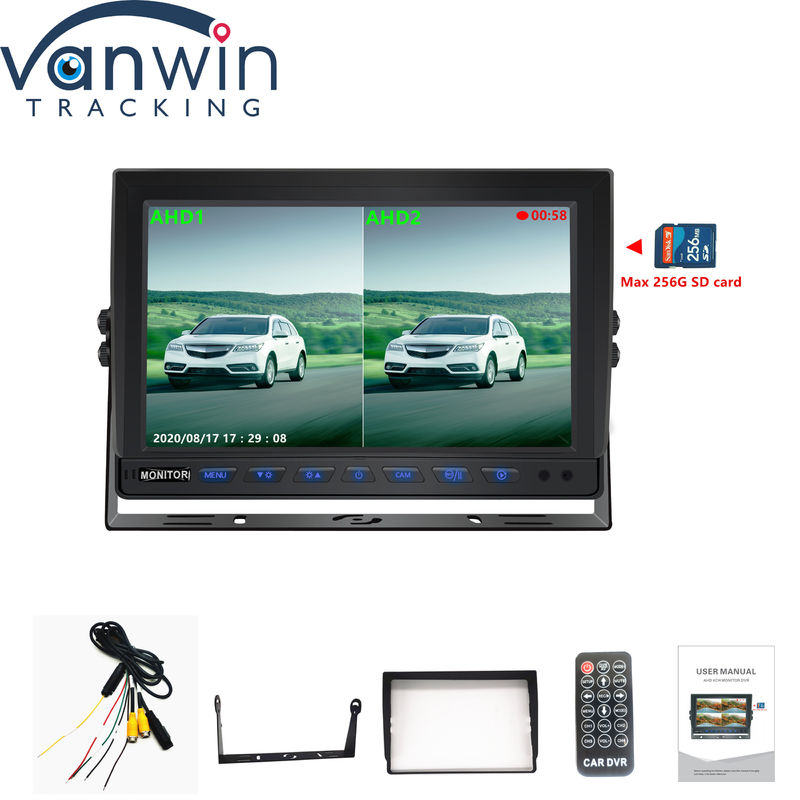 10.1 polegadas HD TFT LCD Screen Waterproof Vehicle Display for Trucks/Vans Power Supply DC 12V-24V -30C a 80C Modo Noturno