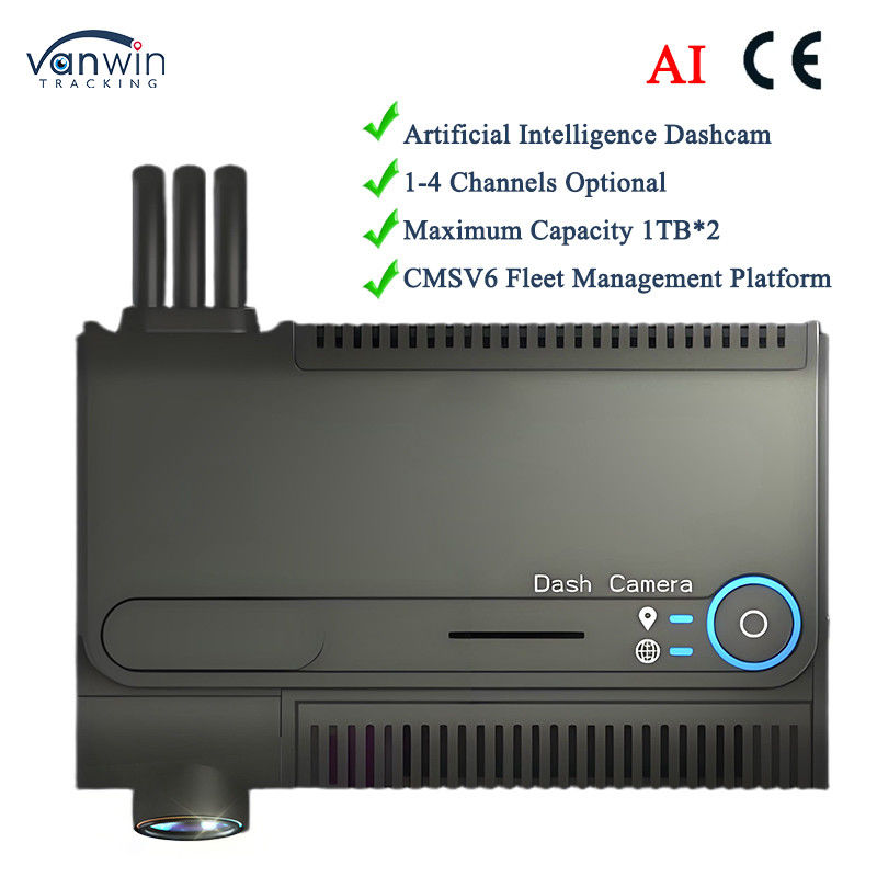 Full HD Dashcam 1-4 Channel GPS Tracked Vehicle Camera 1080P Dash Camera para táxi DVR de carro móvel no servidor CMSV6