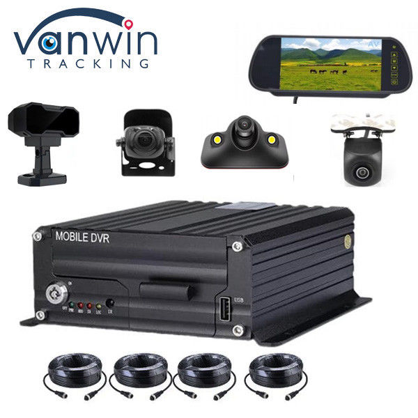 8CH 4CH 4G GPS ADAS DMS 2TB HDD SD Mobile DVR Kit AI MDVR Sistema de rastreamento GPS Táxi MDVR