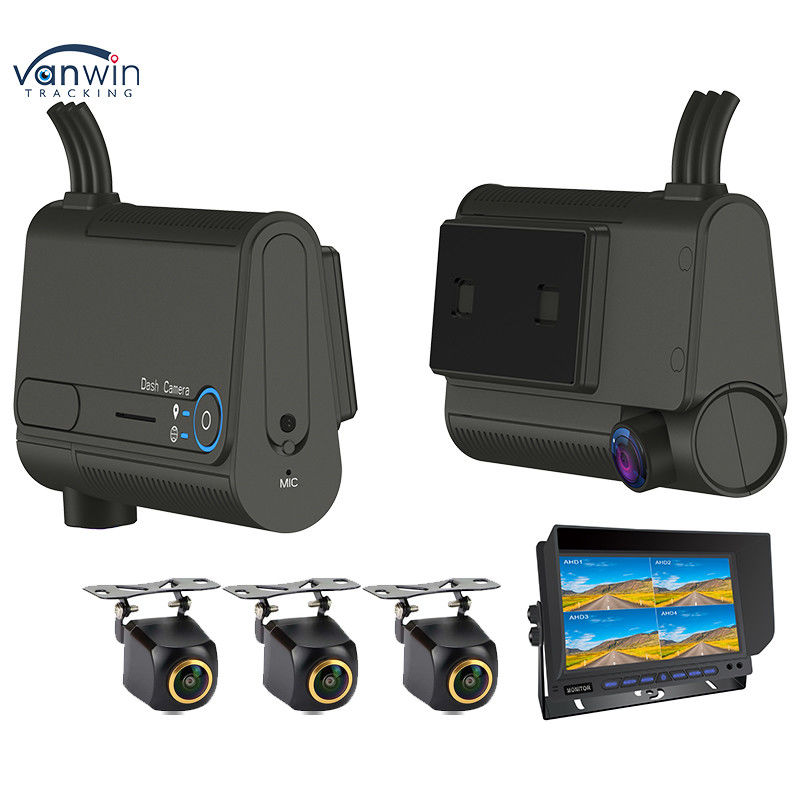 DC 12V Mini Cmsv7 H.265 1080P Câmera de veículo Auto Dash Cam Mdvr 4g Gps Remote Control Recorder 1-4 Channel Dashcam Cmsv6 Plataforma Mdvr móvel