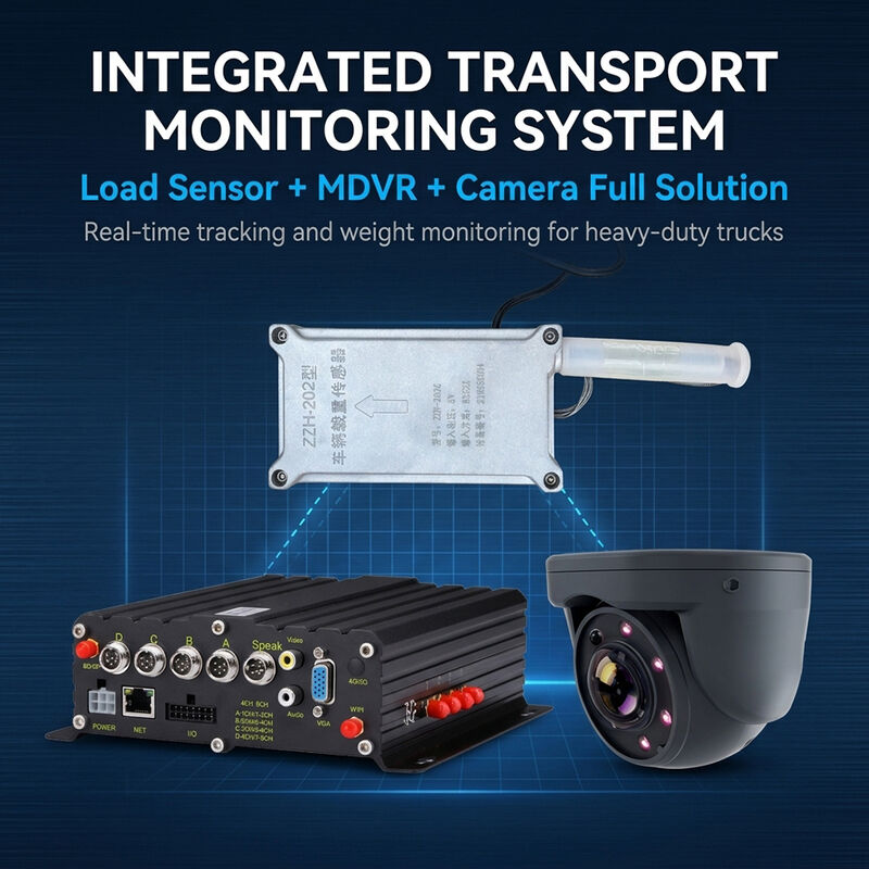 4G Live Video MDVR with Onboard Weight Sensor and AI-Powered Alerting for Fleet Management System