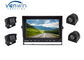 Monitor video DVR 12~24V do carro resistente do quadrilátero de 4CH 1080P LCD com 4 entradas do canal HD