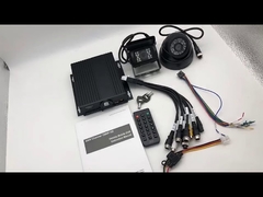 DVR Móvel 4CH 1080P com dois cartões SD