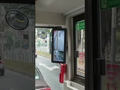 12.3 polegadas de caminhão e ônibus E-mirror vista lateral ponto cego sistema de câmera de dupla lente